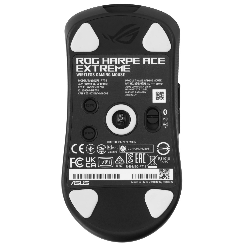 Мышь Asus ROG Harpe Ace Extreme Black 90MP03U0-BMUA00 Игровые, Беспроводная - миниатюра 10