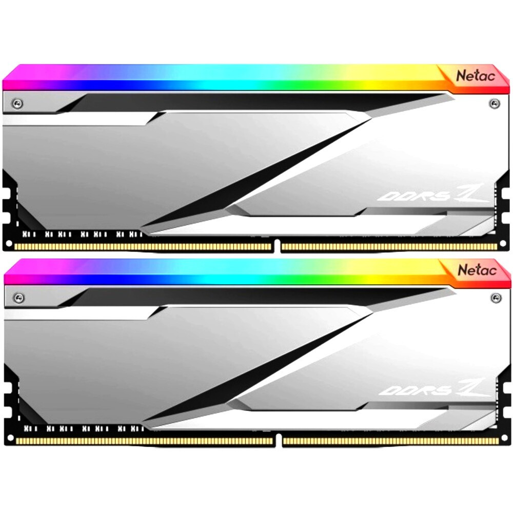ОЗУ Netac C32 Silver NTZED5P66DP-32S DIMM, DDR5, 32 Гб (2 х 16 Гб), 6600 МГц - миниатюра 4