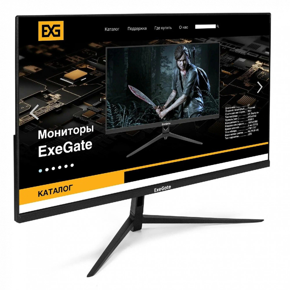 Монитор ExeGate SmartView ES2707A EX294430RUS 27 ", IPS, Full HD 1920x1080 (16:9), 75 Гц - миниатюра 4