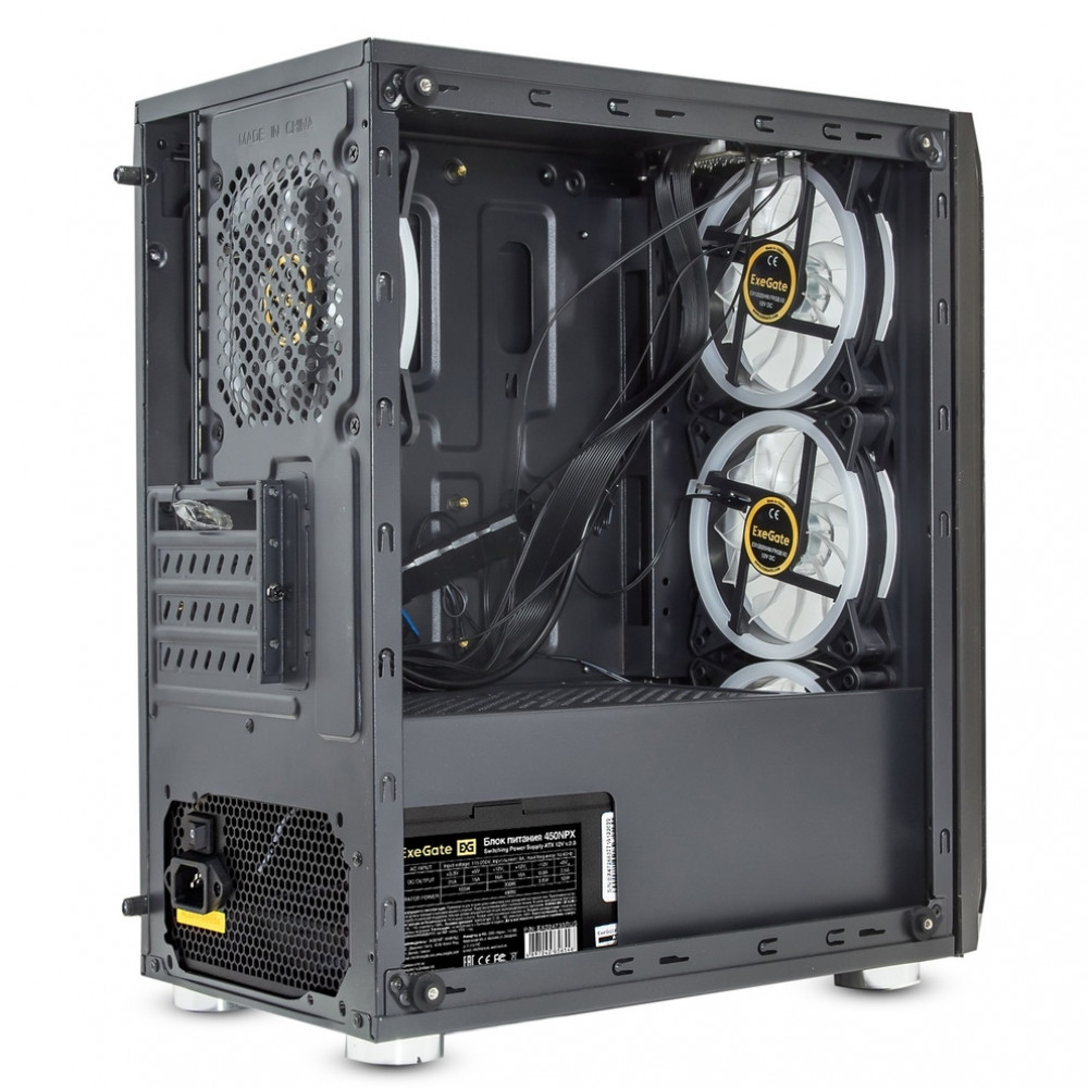 Корпус ExeGate Mistery R3-NPX450 EX294477RUS Mini-Tower - миниатюра 8