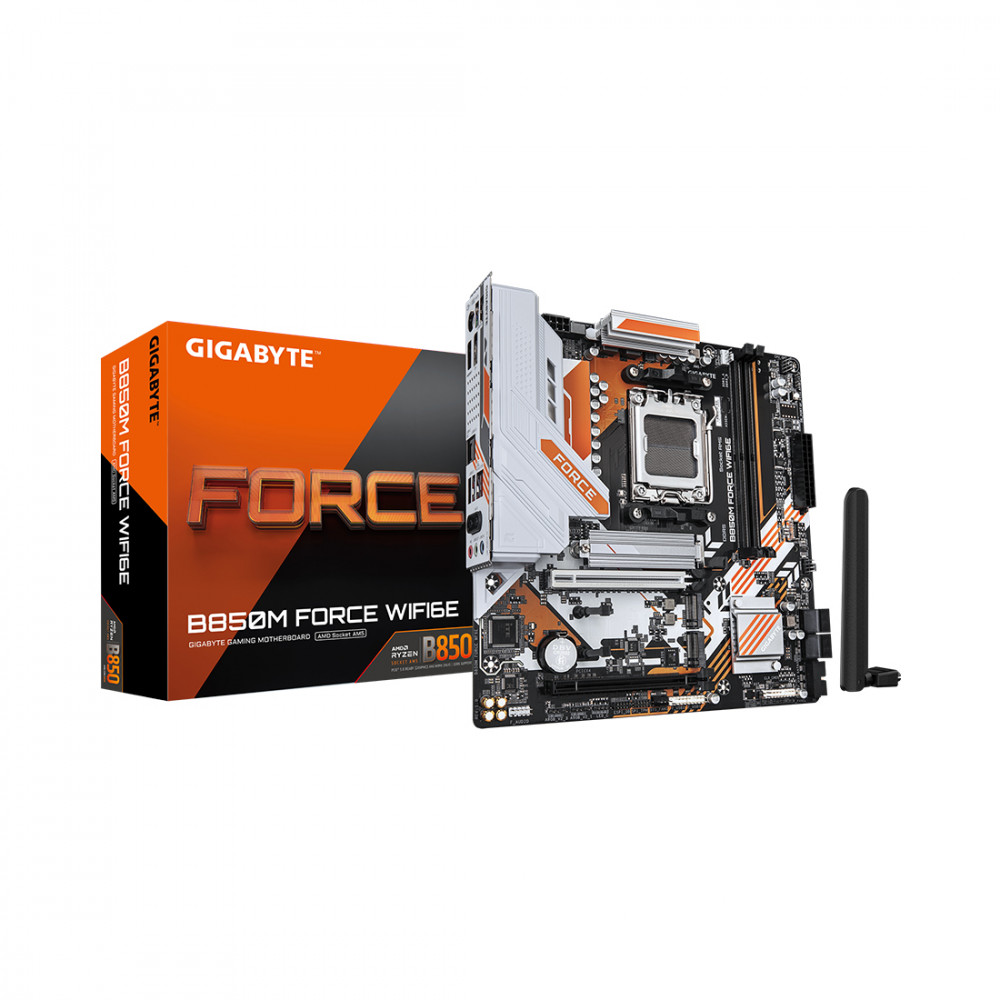 Материнская плата Gigabyte B850M FORCE WIFI6E B850M FORCE WF6E Micro-ATX, AMD AM5 - миниатюра 8