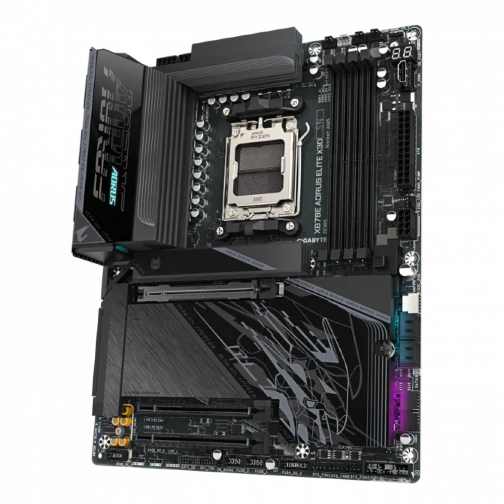 Материнская плата Gigabyte X870E AORUS ELITE X3D ATX, AMD AM5 - миниатюра 10
