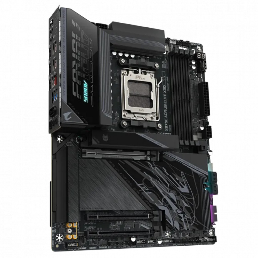 Материнская плата Gigabyte X870E AORUS ELITE X3D ATX, AMD AM5 - миниатюра 9