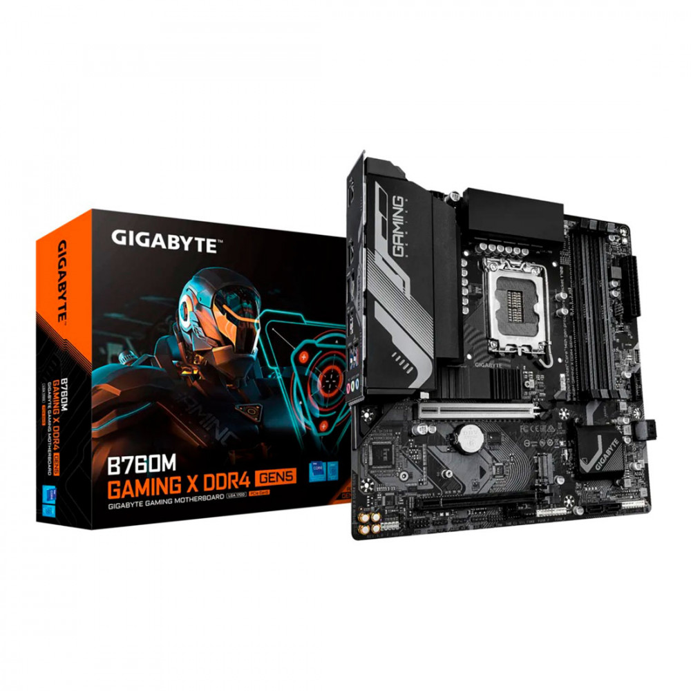 Материнская плата Gigabyte B760M GAMING X DDR4 GEN5 Micro-ATX, LGA 1700 - миниатюра 6
