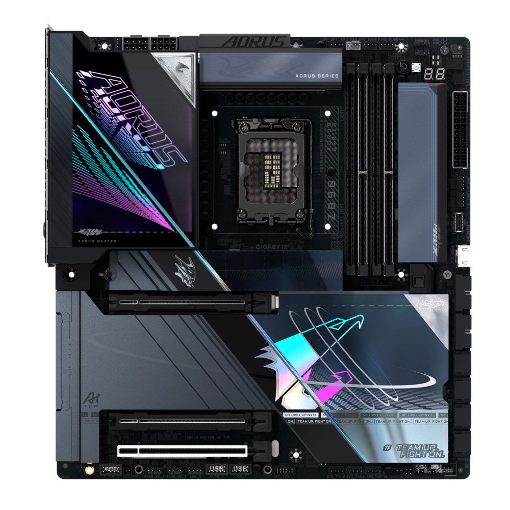 Материнская плата Gigabyte Z890 AORUS MASTER AI TOP Z890 AORUS MASTER AI TOP (REV1.0) E-ATX, LGA 1851 - миниатюра 6