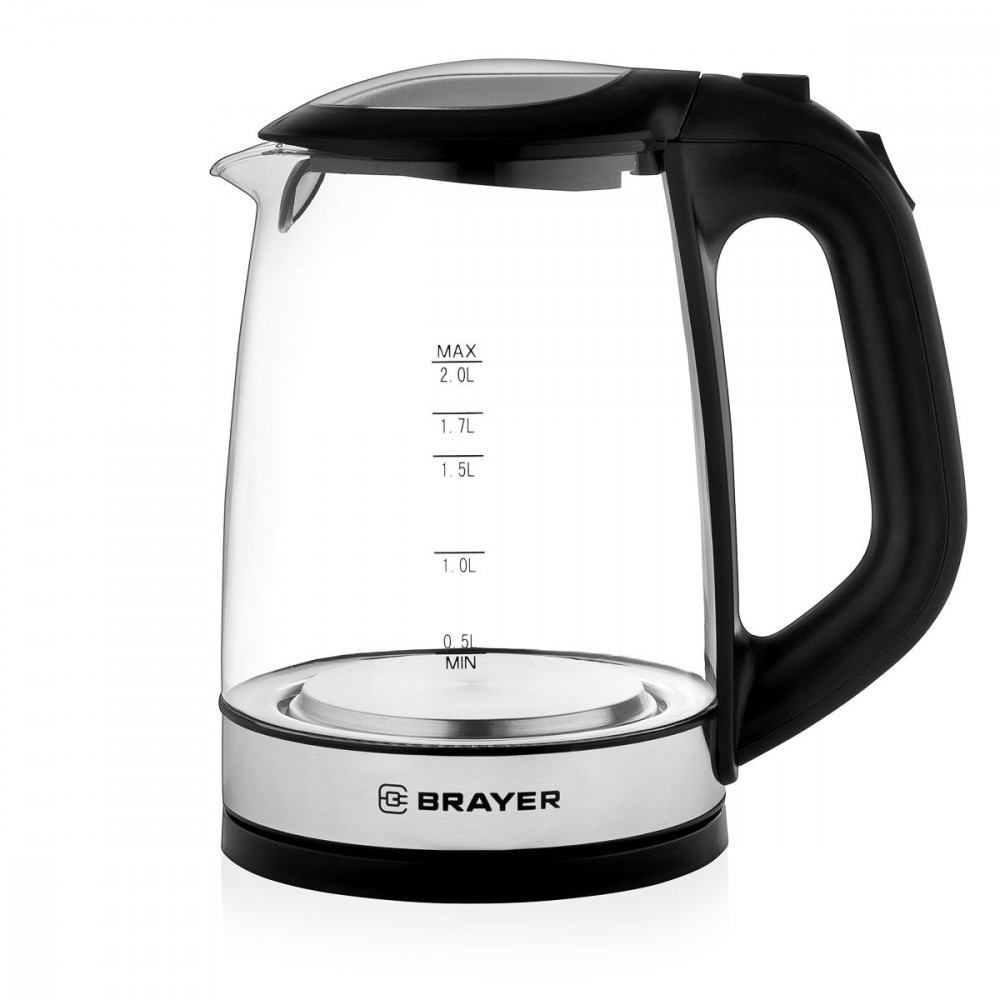 BRAYER 1040BR-BK Чайник, 2 л., 2200 Вт - миниатюра 8