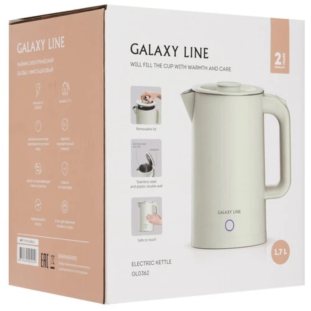 Galaxy Line GL 0362 LINE GL 0362 Чайник, 1.7 л., 2200 Вт - миниатюра 8