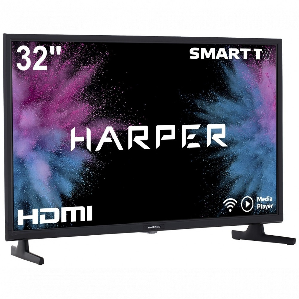 Телевизор Harper 32R820TS 32 ", Smart TV, Черный - миниатюра 8