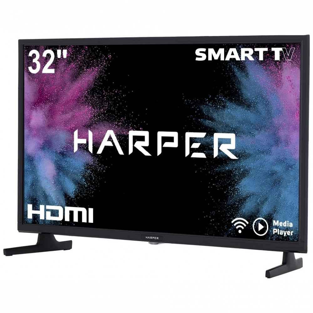 Телевизор Harper 32R820TS 32 ", Smart TV, Черный - миниатюра 9