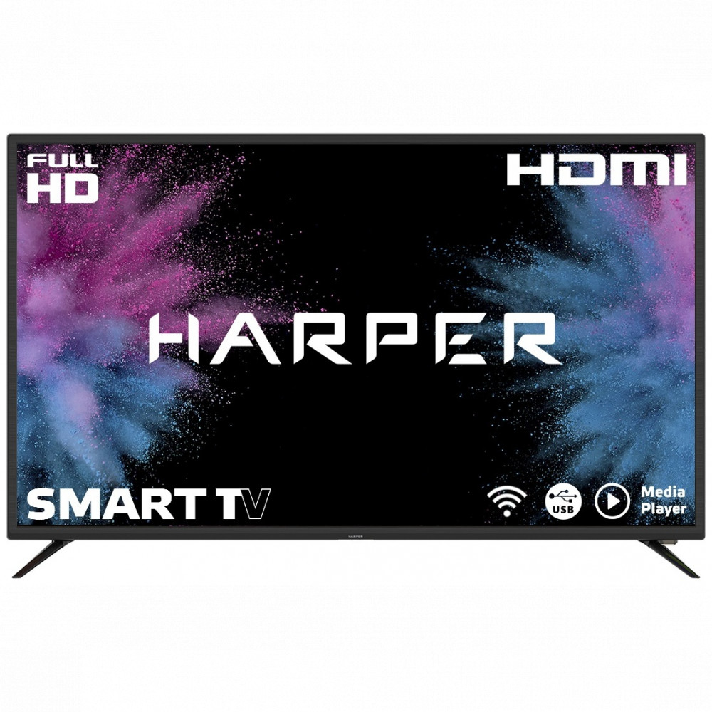 Телевизор Harper 43F690TS 43 ", Smart TV, Черный - миниатюра 3