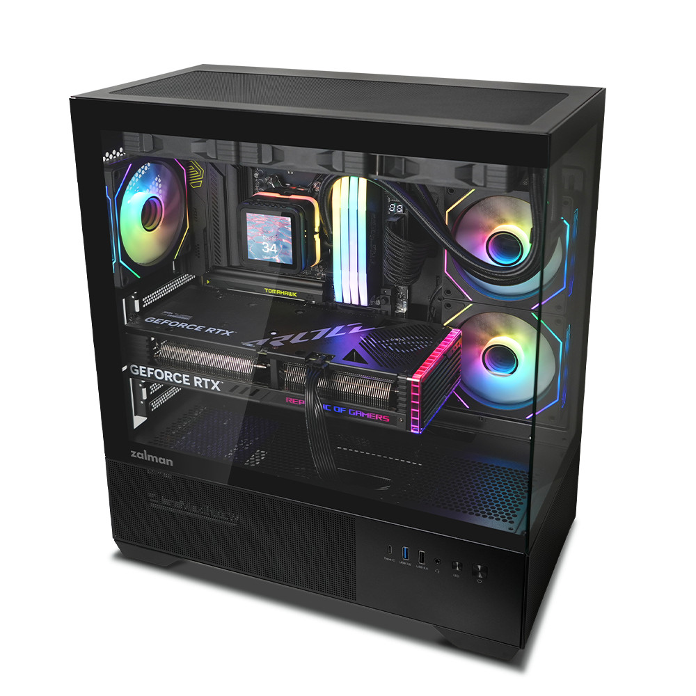 Корпус Zalman Chronix V2 Black CHRONIXV2Black Mid-Tower - миниатюра 9
