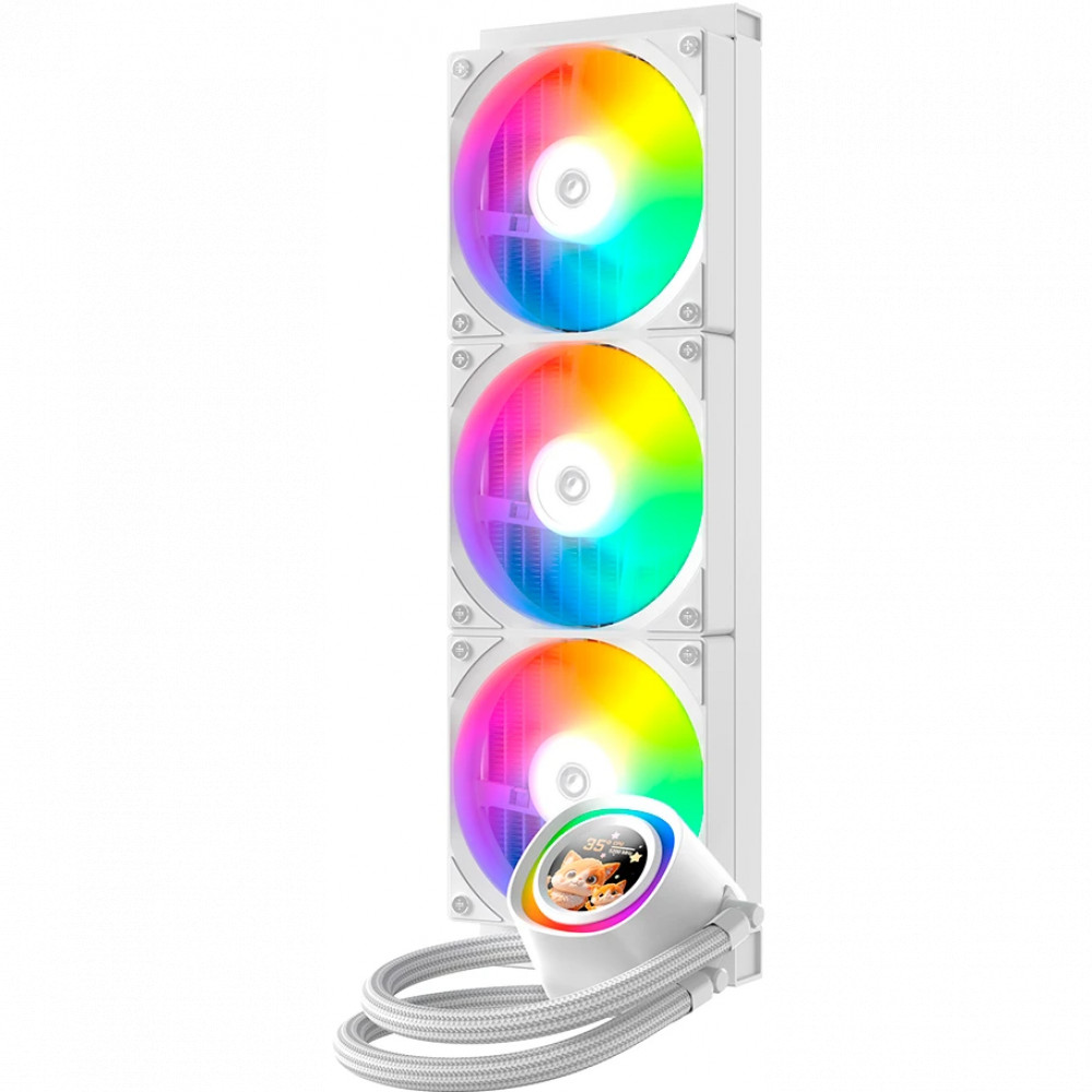 Система охлаждения ID-Cooling FX360 LCD WHITE Для процессора - миниатюра 7