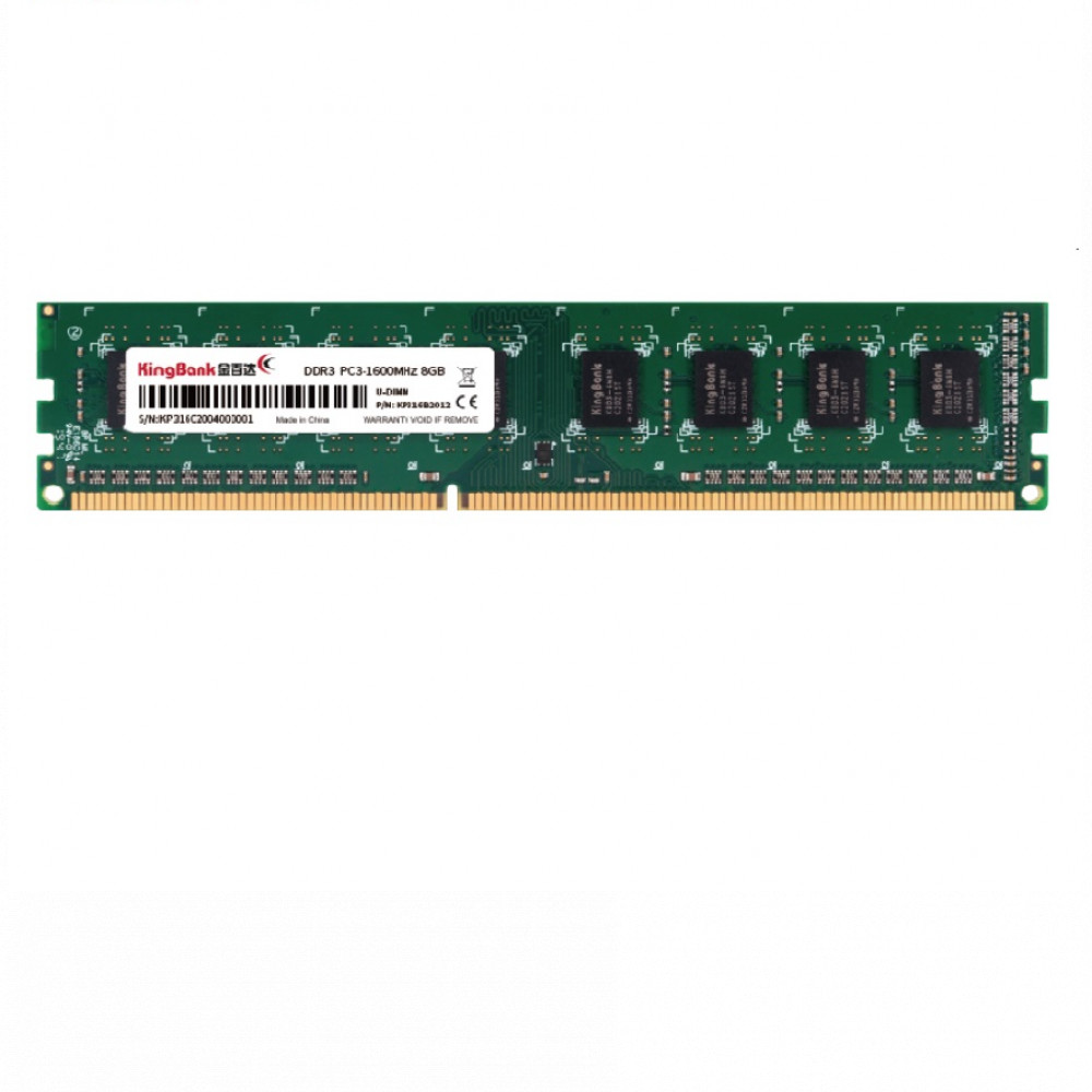 ОЗУ KingBank KDUN K5.01.FP034C4001 DIMM, DDR3, 8 Гб, 1600 МГц - миниатюра 2