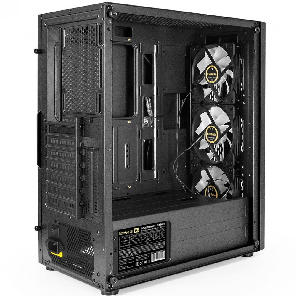 Корпус ExeGate EVO-9205-NPX700 EX294976RUS Mid-Tower - миниатюра 9