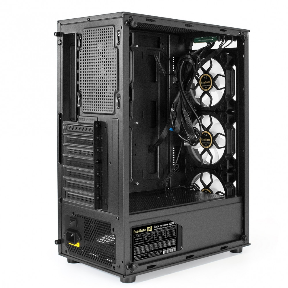 Корпус ExeGate i3 BASE-NPX500 EX294977RUS Mid-Tower - миниатюра 8