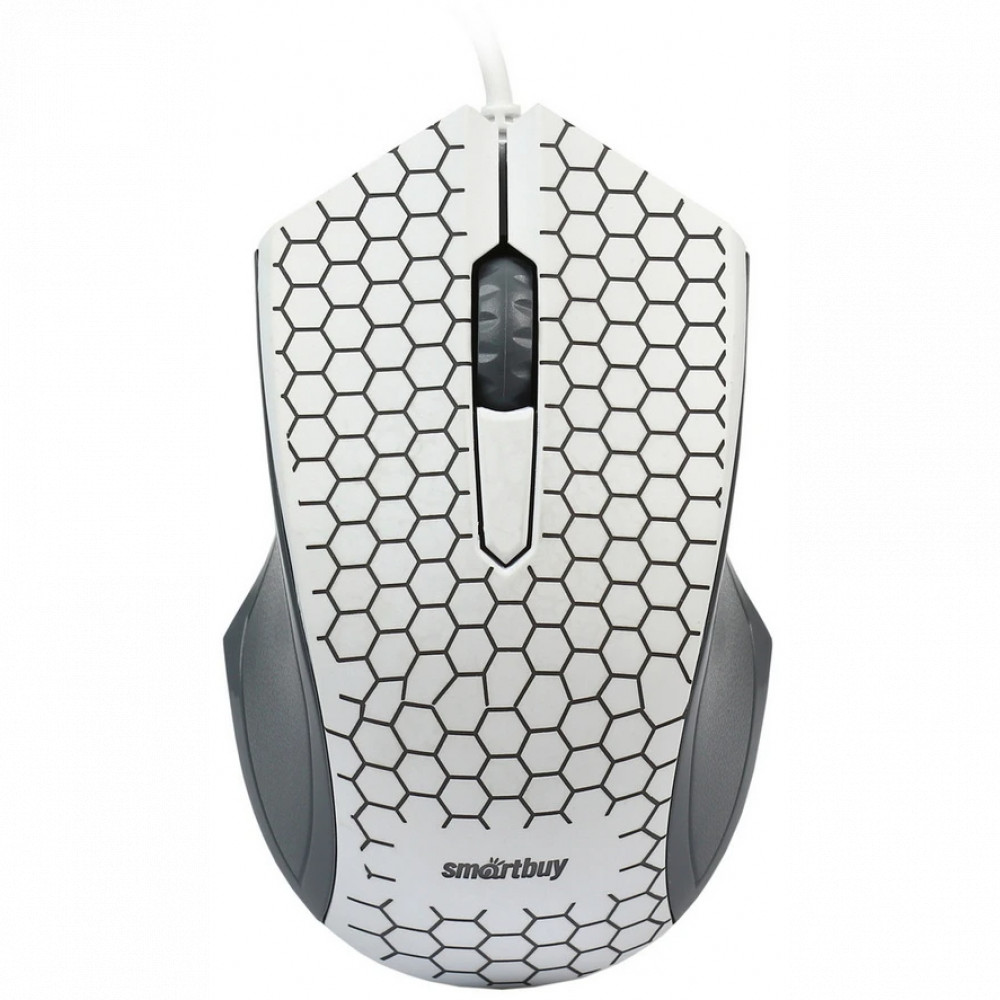 Мышь SmartBuy ONE 334 White SBM-334-W Бюджетные, Проводная - миниатюра 5