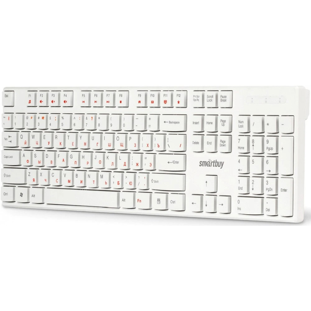 Клавиатура SmartBuy ONE 238 SBK-238U-W Проводная, USB - миниатюра 4