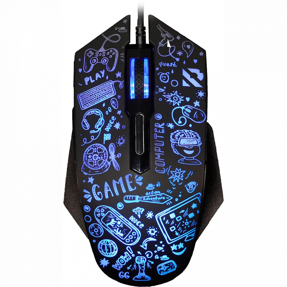 Мышь SmartBuy RUSH X15 Black SBM-745G-K Игровые, Проводная - миниатюра 4