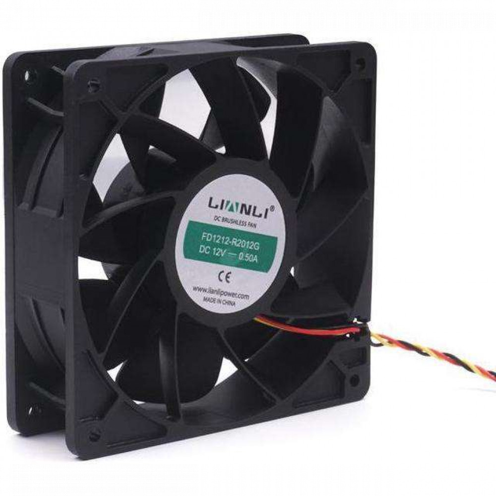 Система охлаждения LianLi FAN for Case LIANLI 12038 FD1212-R2012G, 12V, 1.2A, 120*120*38, 4500об/мин, 4 pin 0013057 - миниатюра 5