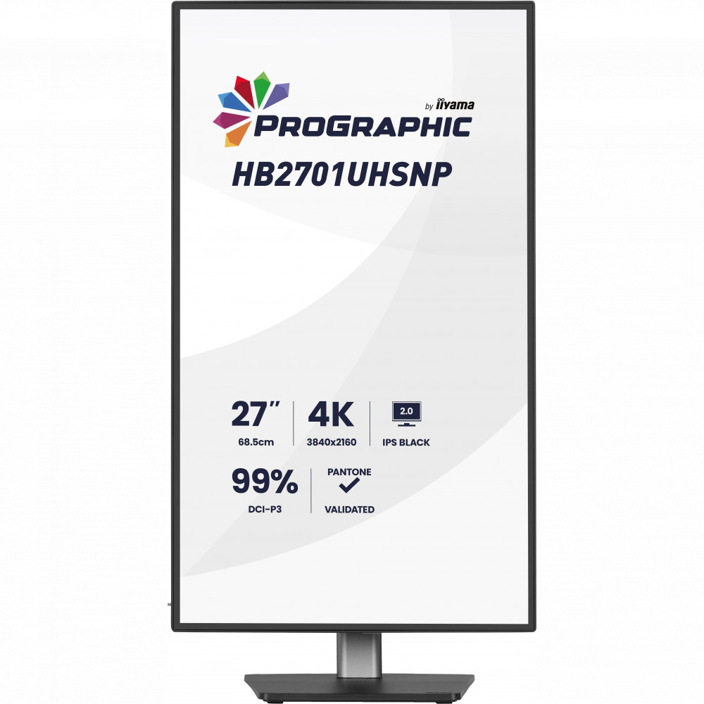 Монитор IIYAMA ProGraphic HB2701UHSNP-B1 27 ", IPS, 4K UHD 3840x2160 (16:9), 60 Гц - миниатюра 6