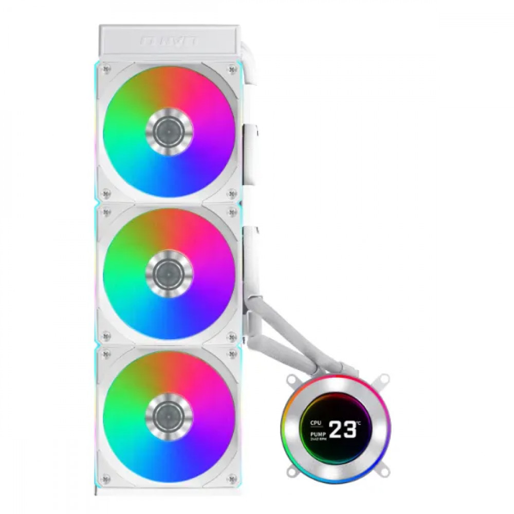 Система охлаждения Lian Li Hydroshift lI LCD-C 360CL White G89.GHS2LCD36RW.00 Для процессора - миниатюра 4