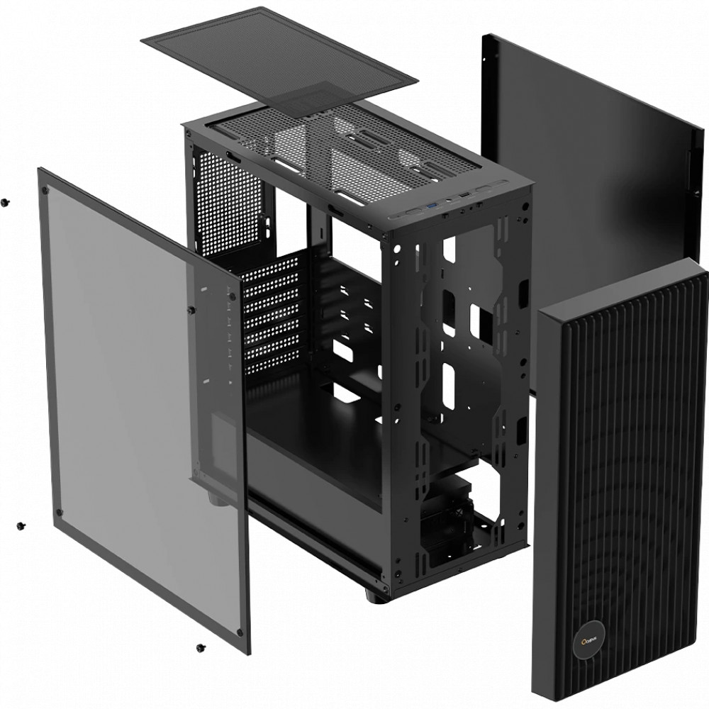 Корпус Ocypus Gamma C70 Black Gamma-C70-BKG000XX-GL Mid-Tower - миниатюра 10