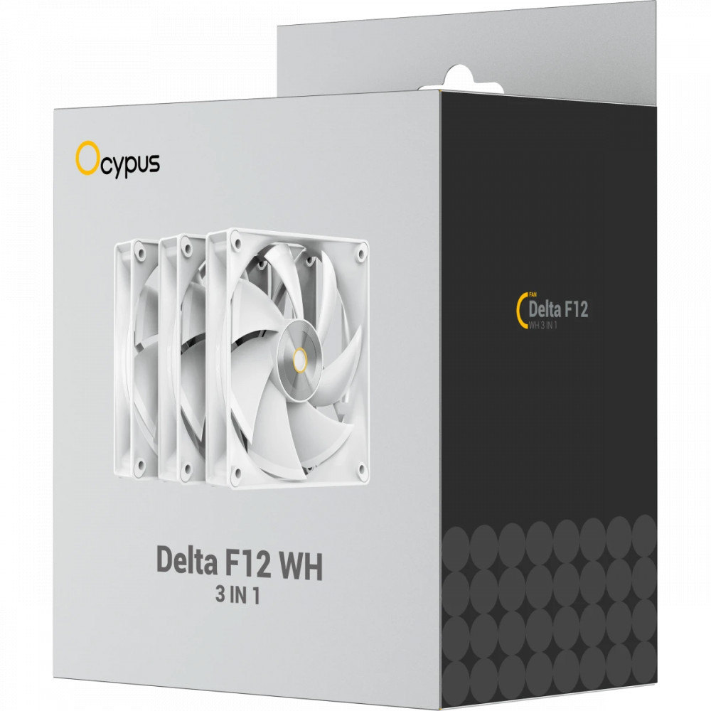 Система охлаждения Ocypus Delta F12 WH 3-IN-1 Delta-F12-WH3NM00X-GL Для системного блока - миниатюра 10