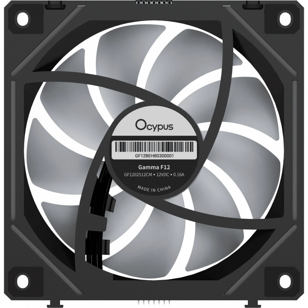 Система охлаждения Ocypus Gamma F12 UNI BK ARGB REVERSE BLADE 3-IN-1 Gamma-F12-BK3AM01U-GL Для системного блока - миниатюра 8