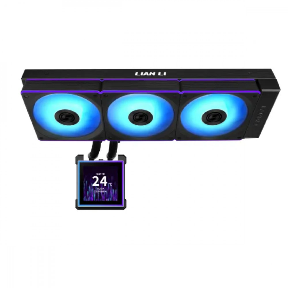 Система охлаждения Lian Li HydroShift II LCD-S 360 CL 3x120mm Black G89.GHS2LCDS36CB.00 Для процессора - миниатюра 4