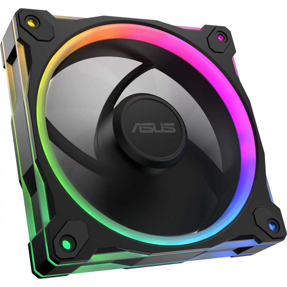Система охлаждения Asus PRIME MR120 ARGB FAN BLACK 3IN1 PRIME MR120 FAN ARGB BLACK 3IN1 Для системного блока - миниатюра 6