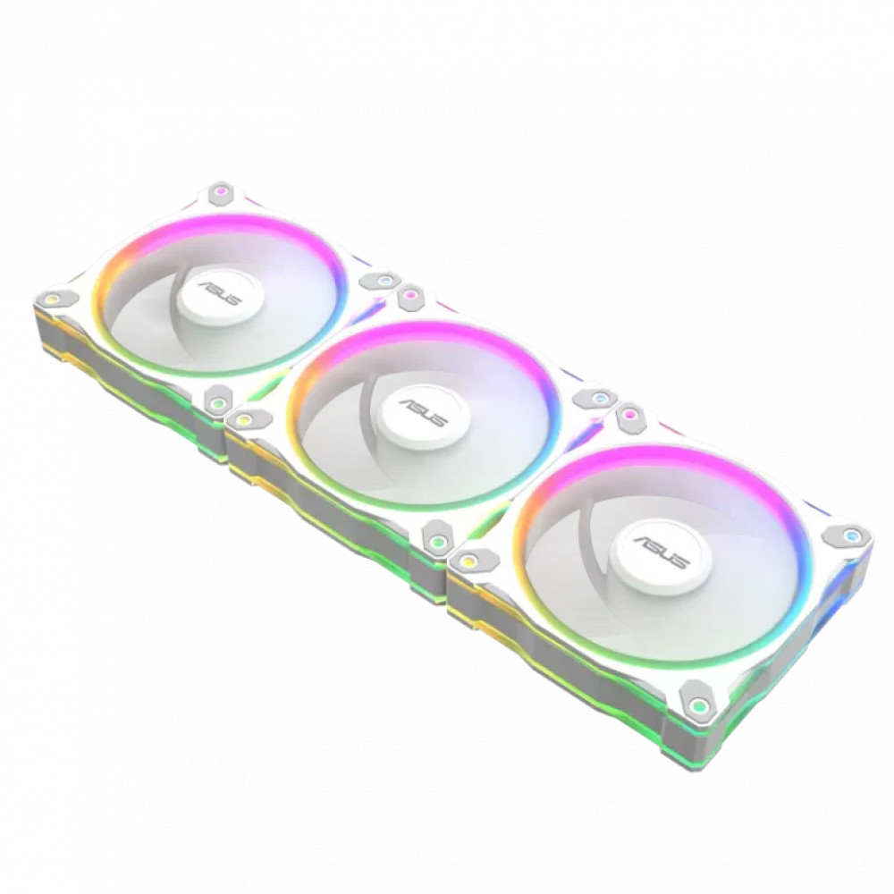 Система охлаждения Asus PRIME MR120 FAN ARGB WHITE 3IN1 - миниатюра 7