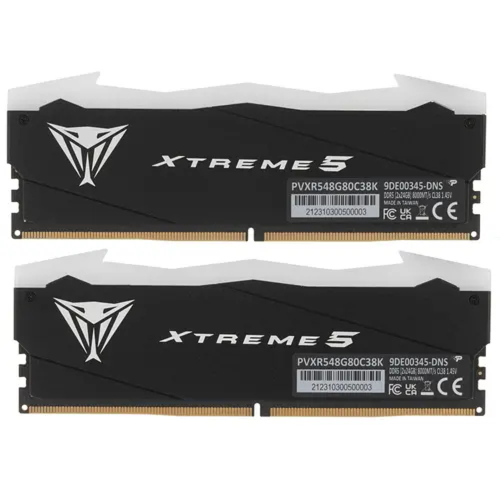 ОЗУ Patriot Viper Xtreme 5 RGB PVXR548G80C38K DIMM, DDR5, 48 Гб (2 x 24 Гб), 8000 МГц - миниатюра 4