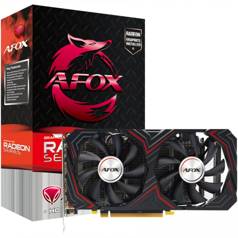 Видеокарта AFOX AMD Radeon RX 580 8GB AFRX570-8192D5H5-V2 8GB 8 ГБ - миниатюра 10