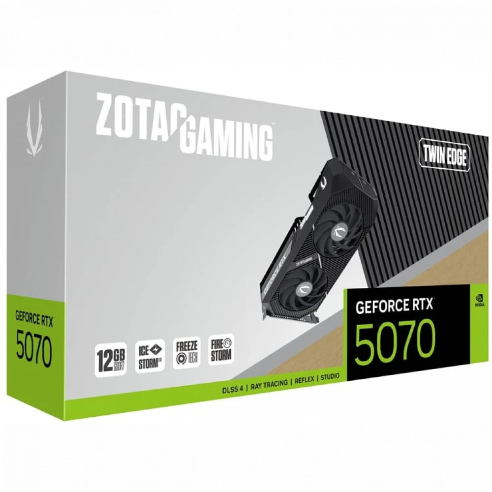 Видеокарта Zotac NVIDIA GeForce RTX 5070 Twin Edge 12GB ZT-B50700E-10P 12Gb 12 ГБ - миниатюра 10