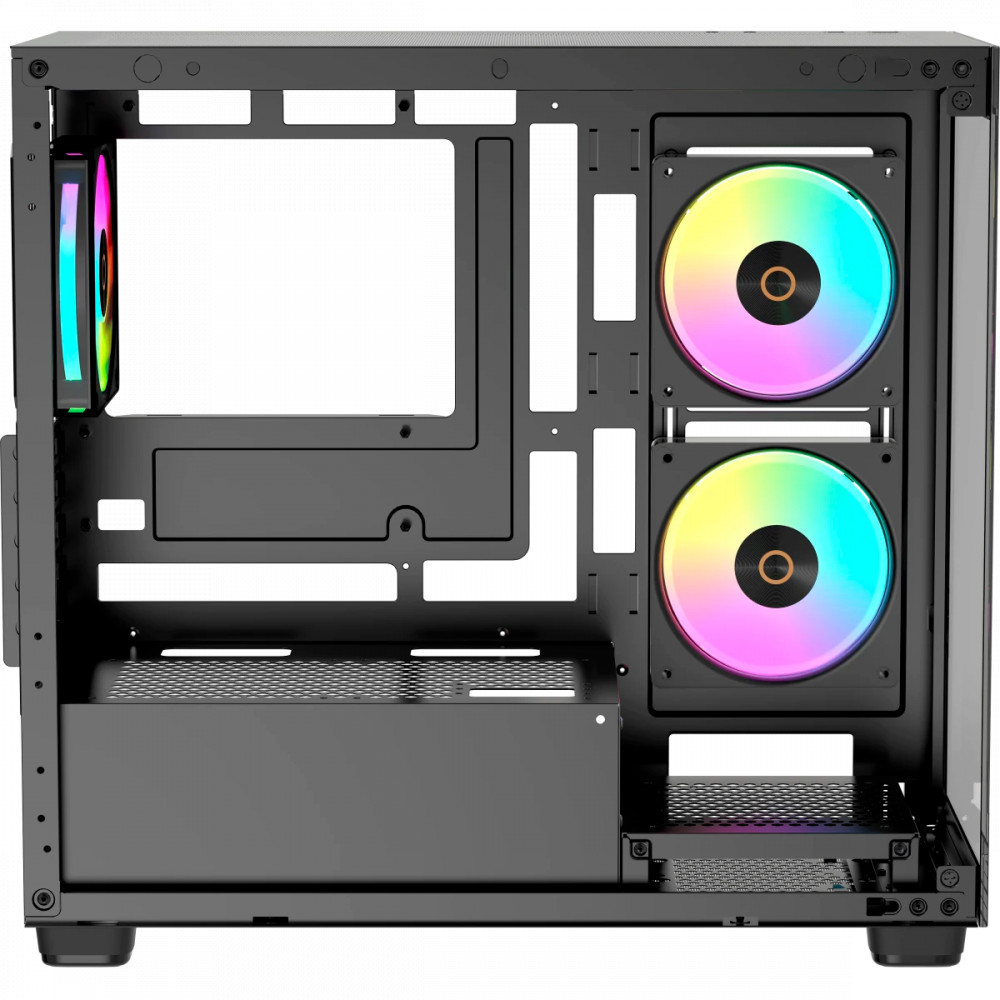 Корпус Ocypus Gamma C52 ARGB Black Gamma-C52-BKD300XX-GL Mini-Tower - миниатюра 8