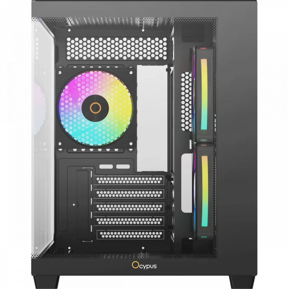 Корпус Ocypus Gamma C54 BK ARGB Gamma-C54-BKD300XX-GL Mini-Tower - миниатюра 7