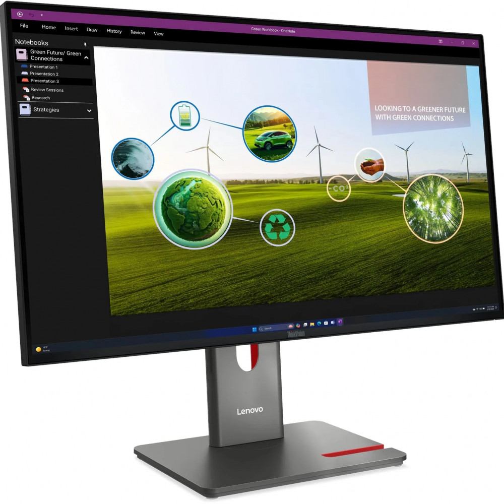 Монитор Lenovo ThinkVision P27Q-40 64A7GAT6EU 27 ", IPS, Quad HD 2560x1440 (16:9), 120 Гц - миниатюра 7
