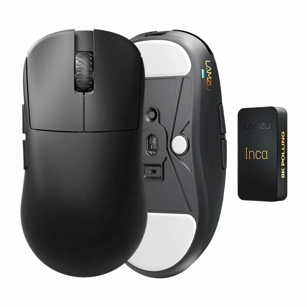 Мышь LAMZU Inca Black 6975637430039 Игровые, Беспроводная - миниатюра 6