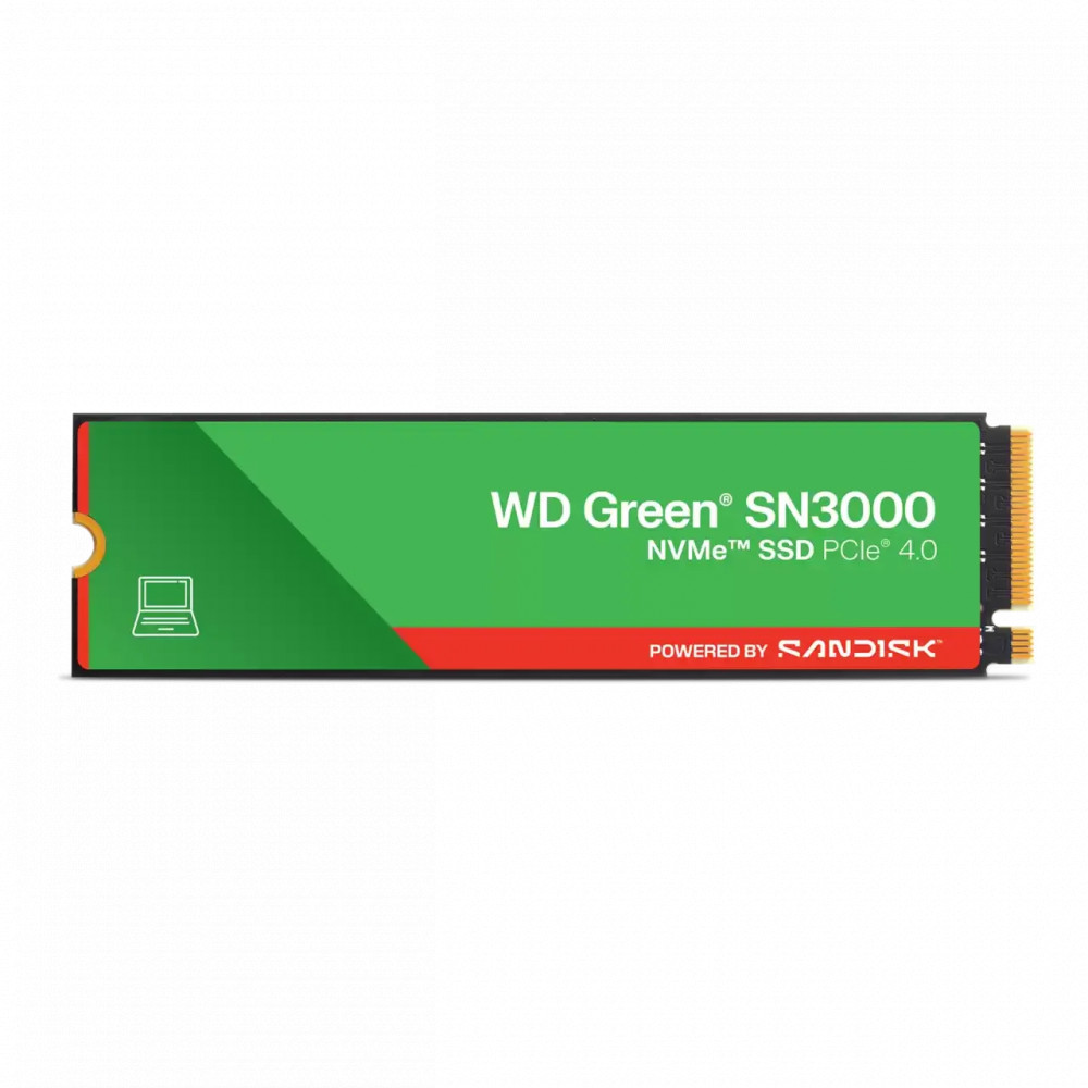 Жесткий диск Western Digital Green SN3000 WDS100T4G1E SSD (твердотельные), 1 ТБ, M.2, PCIe - миниатюра 2