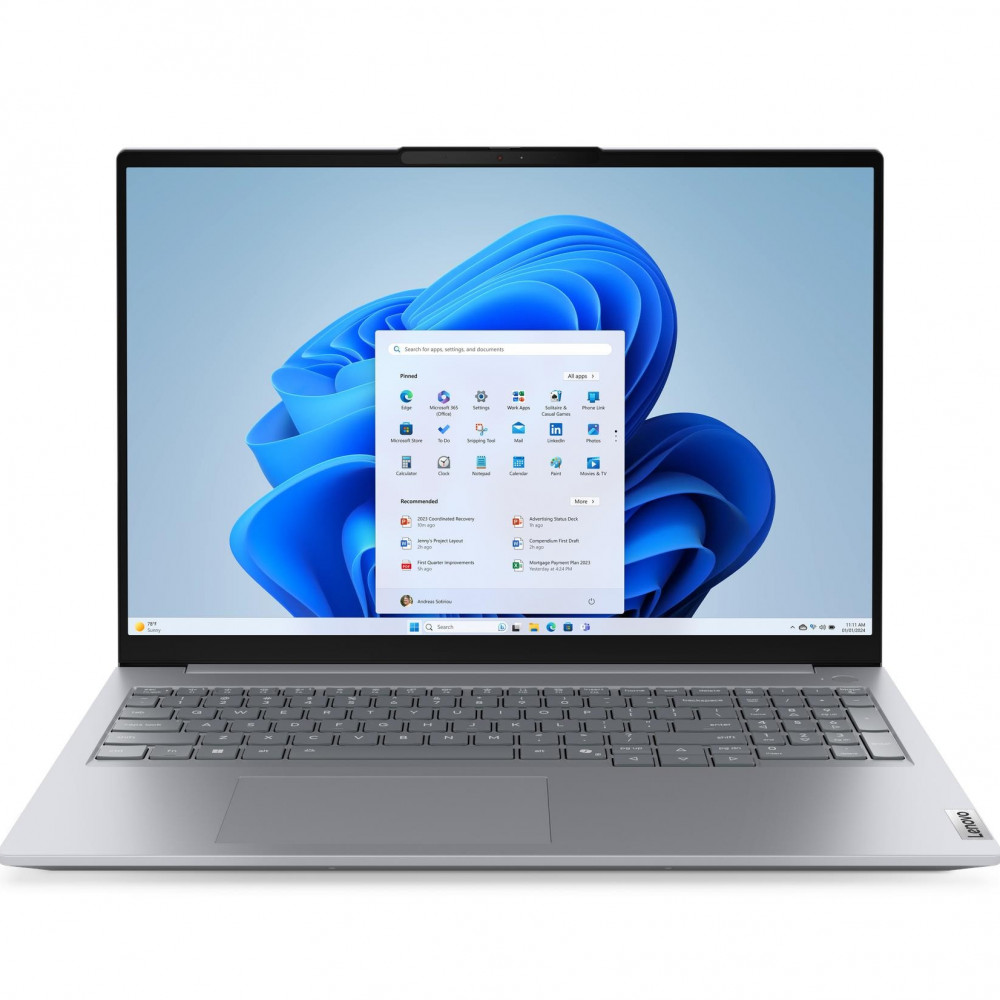 Ноутбук Lenovo ThinkBook 16 G8 21SK00EAFW 16 ", WUXGA 1920x1200 (16:10), Intel, Core Ultra 5, 16 Гб, 512 ГБ, Intel Arc 130T, Windows 11 Pro - миниатюра 7
