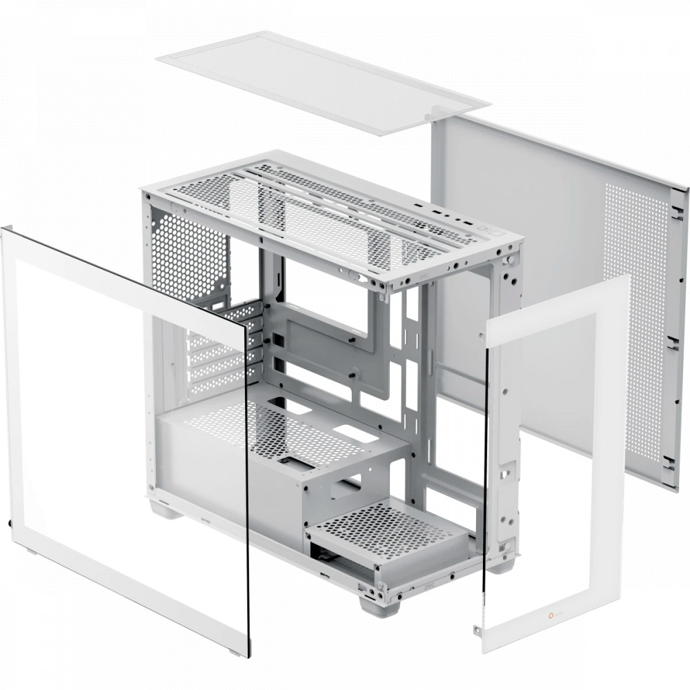Корпус Ocypus Gamma C52 WH Gamma-C52-WHD000XX-GL Mini-Tower - миниатюра 10