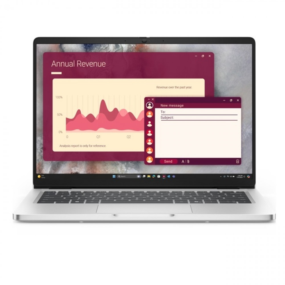 Ноутбук Dell Pro 14 PC14250 210-BQHF_107 14 ", WUXGA 1920x1200 (16:10), Intel, Core Ultra 7, 16 Гб, 512 ГБ, Intel Graphics, Windows 11 Pro - миниатюра 7