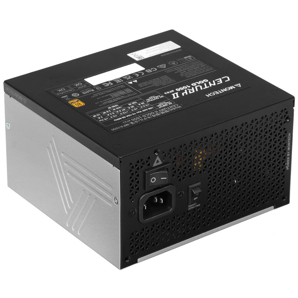 Блок питания Montech CENTURY II 1050W 1050 Вт, 80+ Gold - миниатюра 5