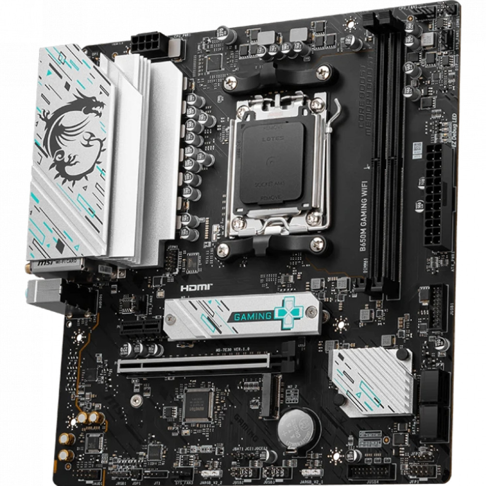 Материнская плата MSI B650M GAMING WIFI Micro-ATX, AMD AM5 - миниатюра 7