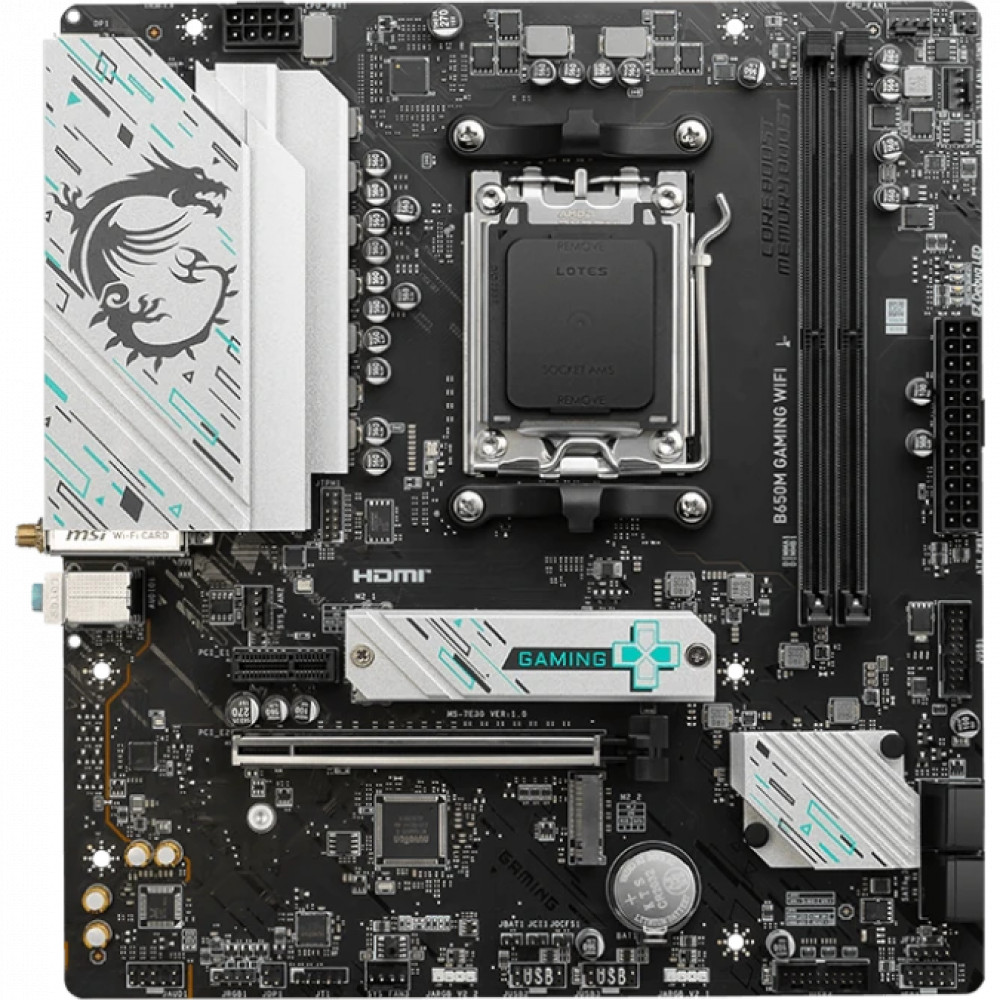 Материнская плата MSI B650M GAMING WIFI Micro-ATX, AMD AM5 - миниатюра 6