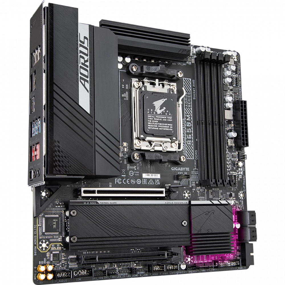 Материнская плата Gigabyte B650M AORUS ELITE Micro-ATX, AMD AM5 - миниатюра 7