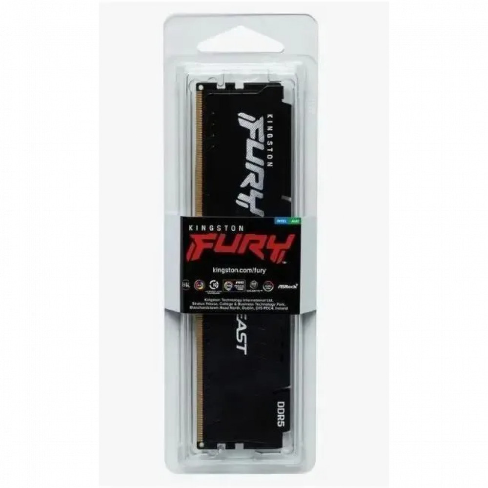 ОЗУ Kingston Fury Beast KF560C30BBE-32 DIMM, DDR5, 32 Гб, 6000 МГц - миниатюра 6