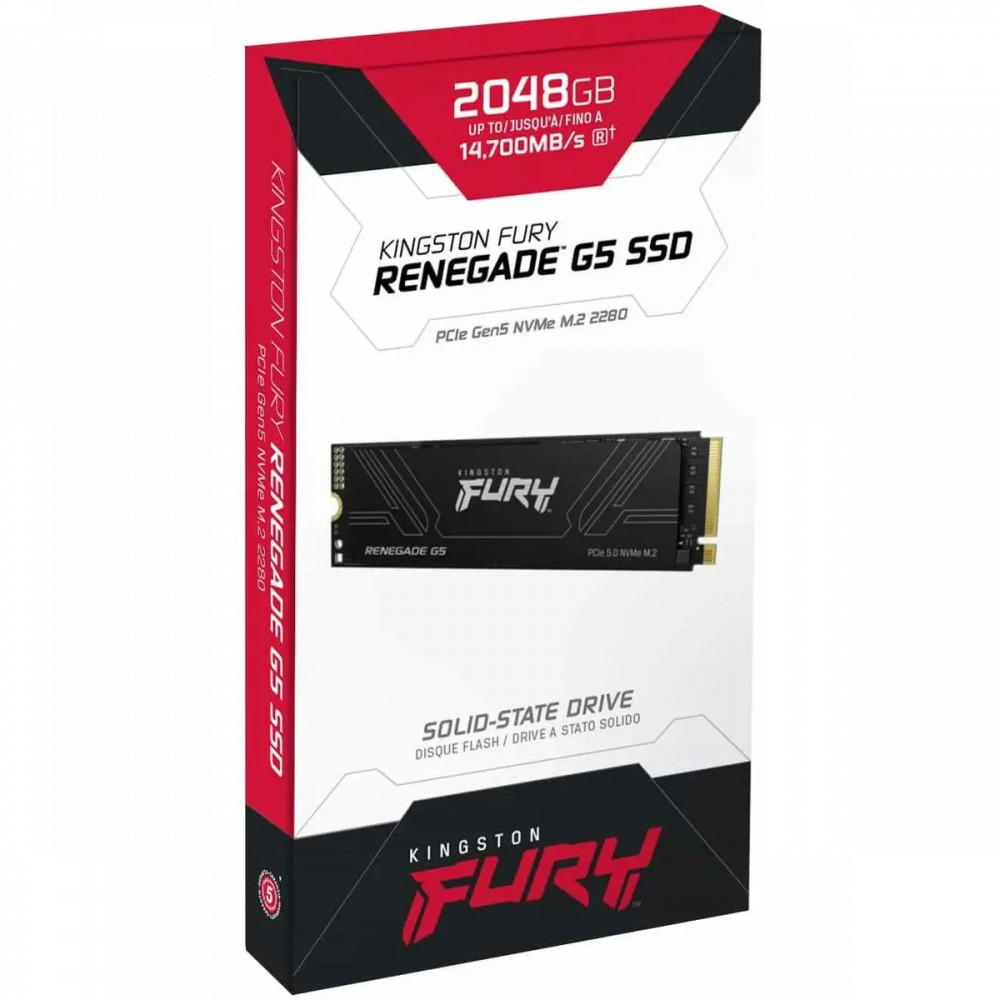 Жесткий диск Kingston Fury Renegade SFYR2S/2T0 SSD (твердотельные), 2 ТБ, M.2, PCIe - миниатюра 6
