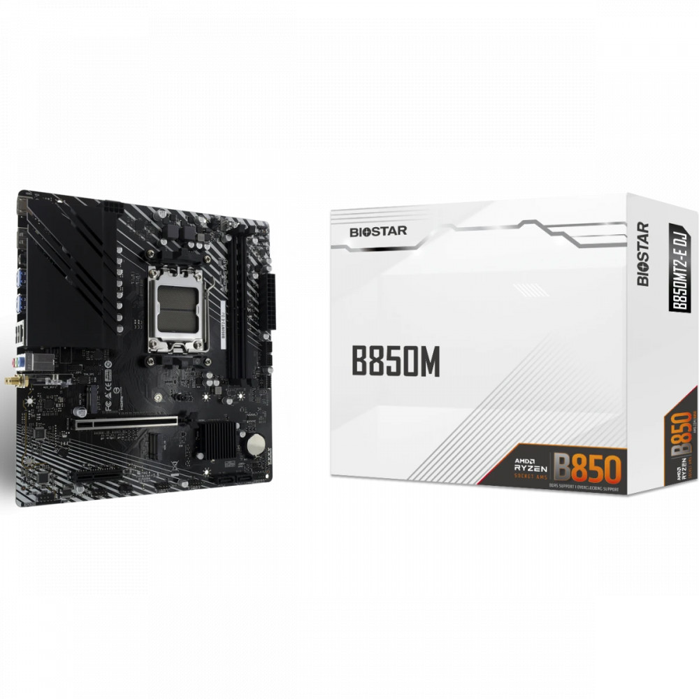 Материнская плата BIOSTAR B850MT2-E DJ Micro-ATX, AMD AM5 - миниатюра 8
