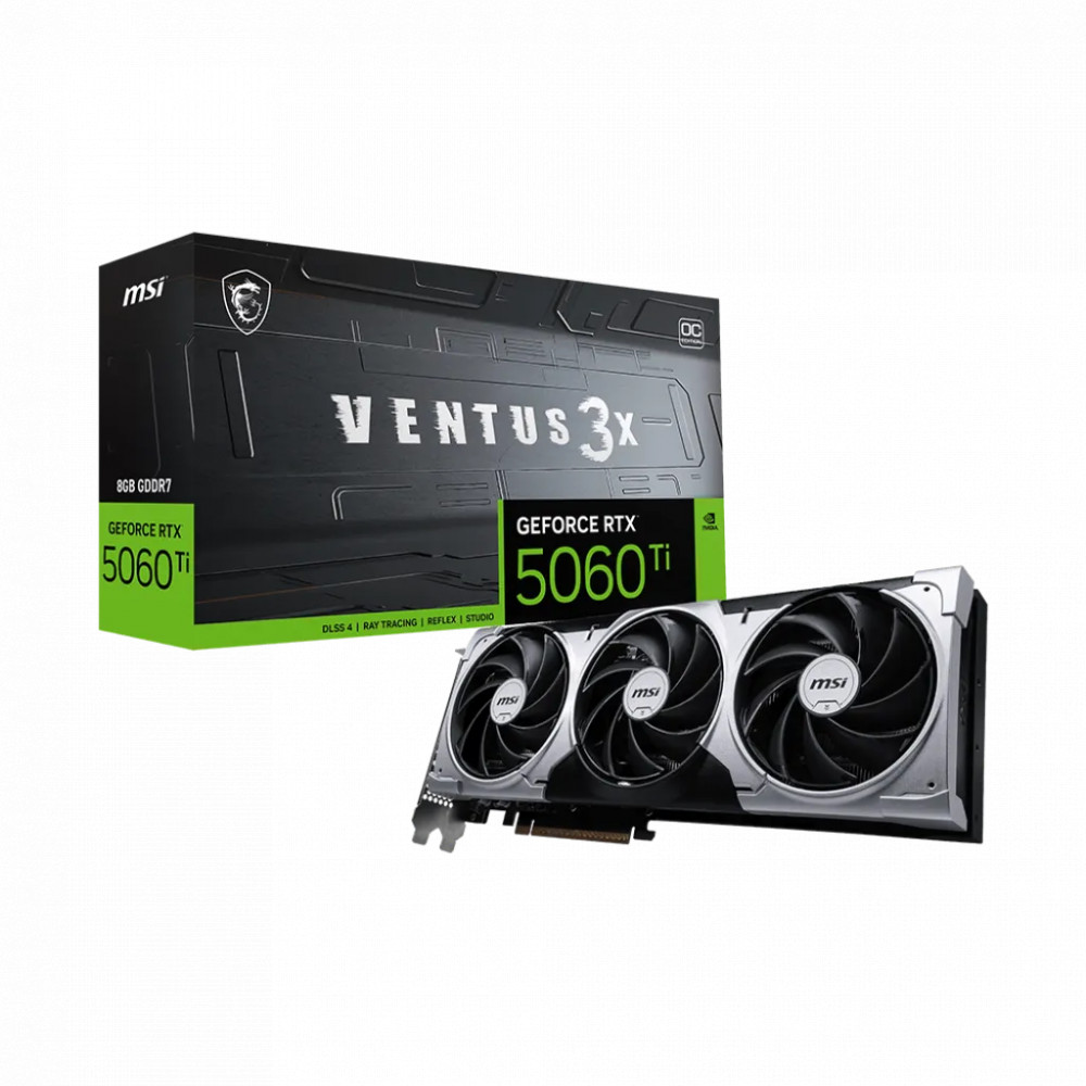 Видеокарта MSI GeForce RTX 5060 Ti 8G VENTUS 3X OC 8 ГБ - миниатюра 10